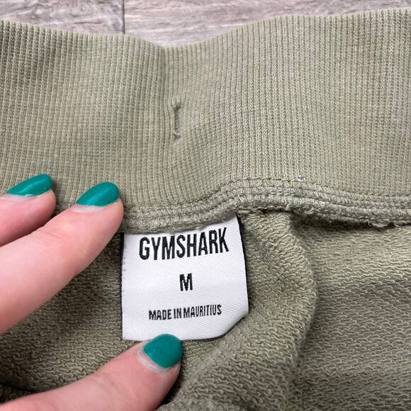 Gymshark Restore Joggers Desert Sage Green Mens M Training Tapered Leg Sweatpant - Picture 3 of 12